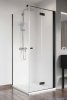 Radaway Nes Black KDJ B drzwi 80cm prawe czarny mat/szkło przejrzyste 10025080-54-01R
